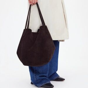 Madewell The Shopper Tote Brown Suede